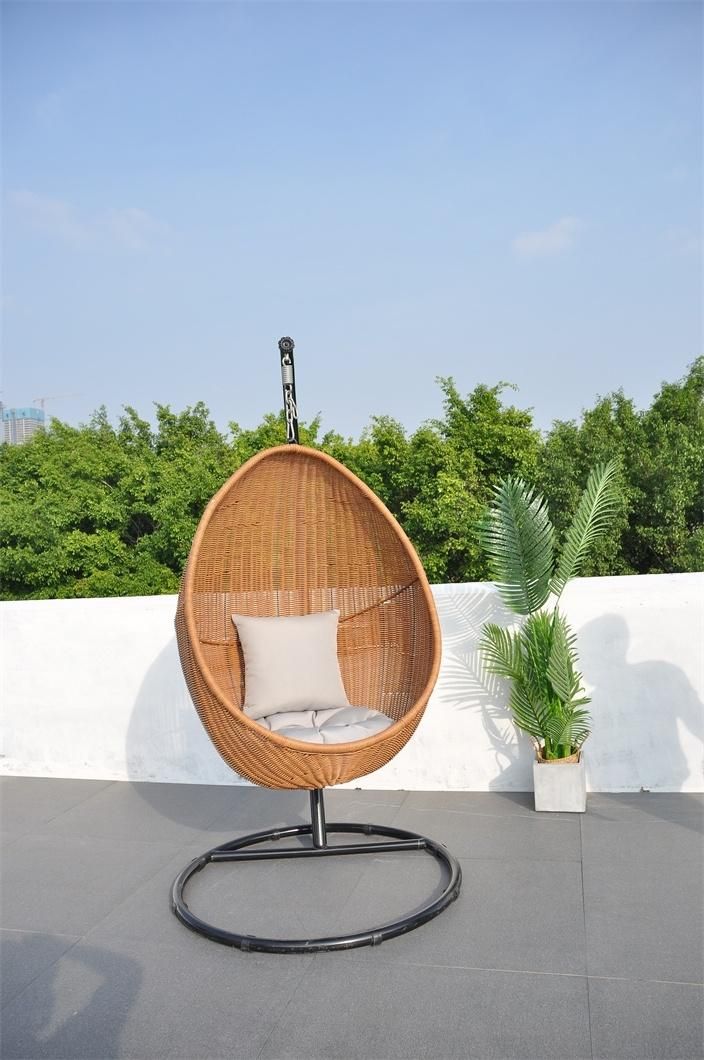 Outdoor Swing Bed Chair with Cushion Patio with Swing Chair