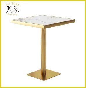 Besopke Furniture Restaurant Furniture Marble Cafe Dining Table