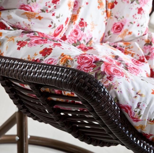 Stable Comfortable Single Garden Indoor Rattan Egg Hanging Swing Chair