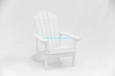 Environment Friendly Plastic Wood Chair Outdoor Patio Leisure Beach Lounge Armchair