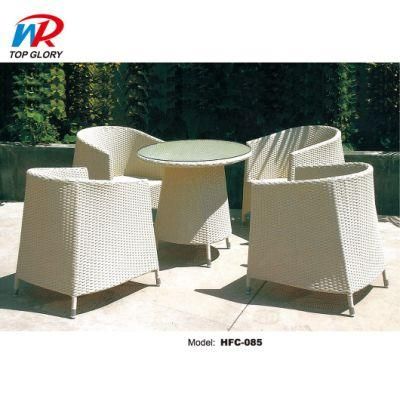 Chinese Furniture Modern Design Outdoor Rattan Chair and Table