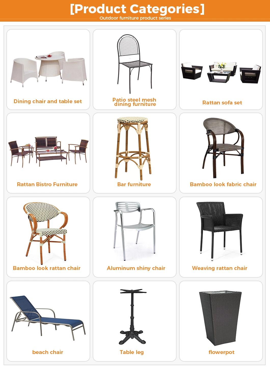 Hot Selling Office Outdoor Rattan Chair Leisure Wicker Patio Hanging Chair
