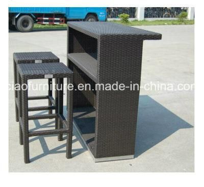 Hot Selling Rattan Furniture Bar Set for Garden Use