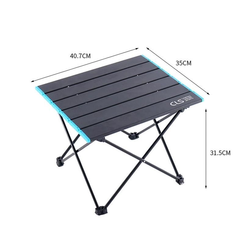Portable Folding Camping Table Aluminum Alloy Foldable Picnic Tables Outdoor Desk Barbecue Table Hiking Traveling Table