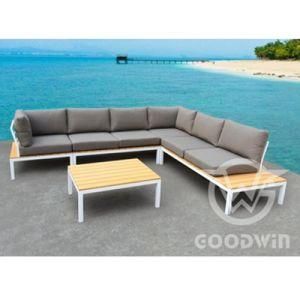 Hot Selling Waterproof and UV Outdoor Poly-Wood Sectional Garden Sofa Set