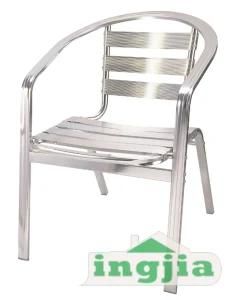 Aluminium Leisure Coffee Patio Public Outdoor Dining Chair (JC-08B)