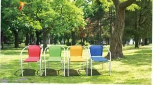 Outdoor Garden Furniture Simple Stacking Chair