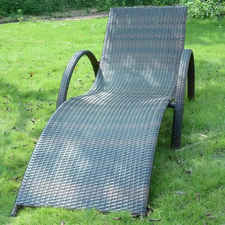 Outdoor Garden Patio Furniture Rattan Kd Sun Lounger