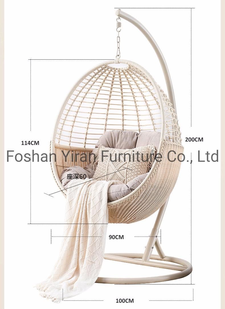 Garden Swinging Chair Water Drop Shaped Swing Chair Wicker Hanging Chair Egg