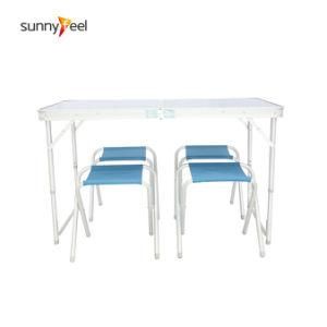 At1024 Outdoor Folding Furniture Table&Chair Set with Feet Pads
