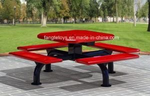 Park Bench, Picnic Table, Cast Iron Feet Wooden Bench, Park Furniture FT-Pb052