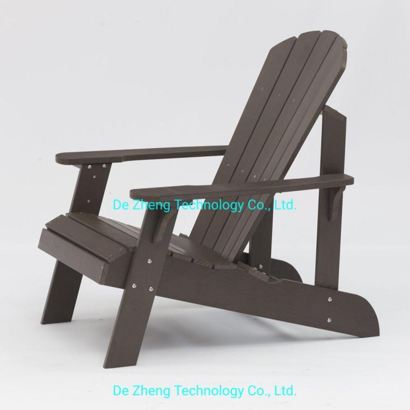 Folding Adirondack Chair Patio Outdoor Chairs Hdps Plastic Resin Deck Chair Painted Weather Resistant for Deck Garden Backyard & Lawn Furniture