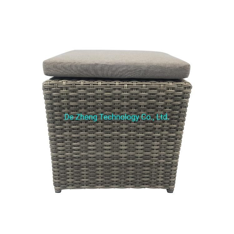Classic Family Grathering PE Rattan Garden Comfortable Garden Aluminum Frame Functional Dining Furniture