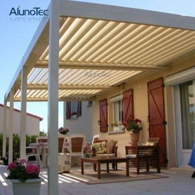 Motorised Waterproof Aluminum Louvered Pergola