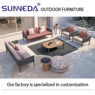 New Design American Style Reclining High Standard Sofa Garden Furniture (Accept Customized)