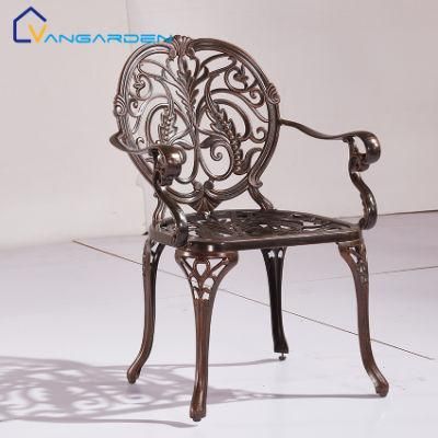 Exquisite Chair Outdoor Patio Metal Cushion Waterproof with 2 Seaters