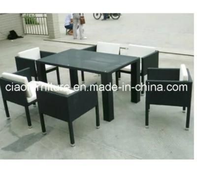 Six Seater Table Rattan Table Wicker Furniture