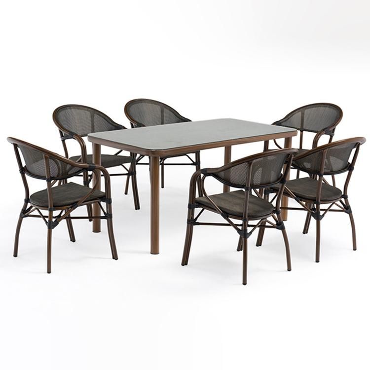 New Style Aluminum Terrace Balcony Outdoor Patio Table and Chairs Garden Furniture