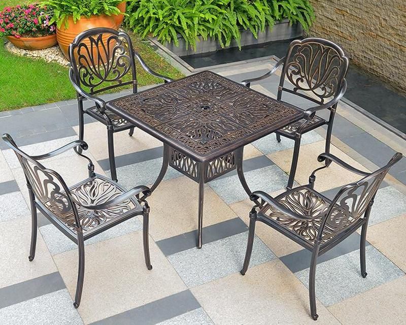 Folding White Metal Wire Mesh Outdoor Furniture