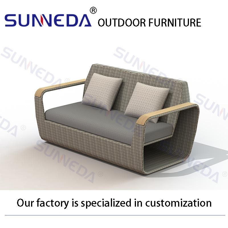 Garden Aluminum Furniture Outdoor Rattan Chair Patio Sofa Sets