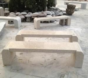 Outdoor Square Garden Bench Stone Granite Bench Prices for Park