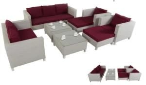Latest Outdoor White Rattan Sofa Furniture/Poly Garden Furniture (AY-S1040)