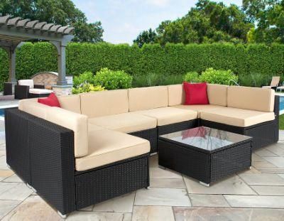 Harden Outdoor Leisure Poolside Chaise Lounge Sectional Patio Rattan Furniture Sofa Sets