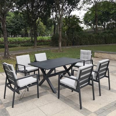 Hotel Room OEM Kraft Paper Package Furniture Outdoor Lounge Dining Set