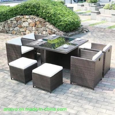 Wicker Chair Set Wholesale Indoor Outdoor Steel Wicker Patio Outdoor Garden Chair Egg Rattan Chair