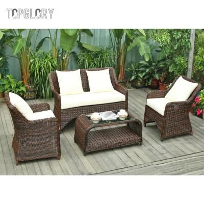 Wholesale Modern Design Home Patio Garden Outdoor Furniture Rattan Sofa