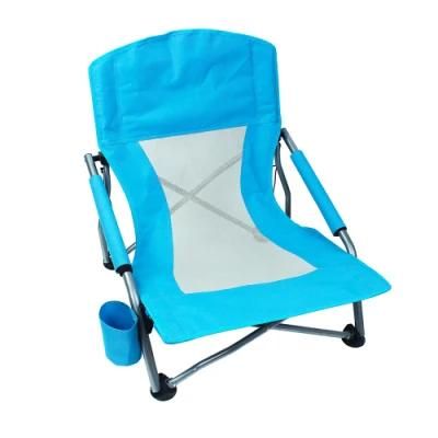 Blue Single Garden Folding Chair