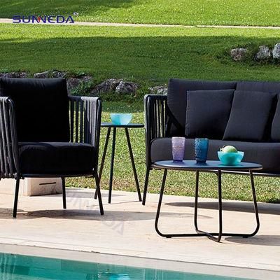 Fabric Aluminum Alloy Outdoor Garden Hotel Sofa Furniture Set