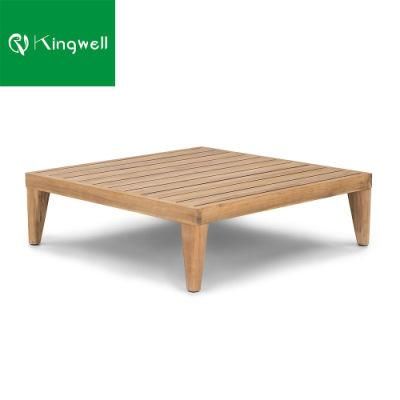 High Quality Waterproof Outdoor Garden Tea Teak Wood Furniture Table