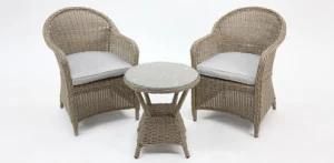 Outdoor 3PCS Garden Rattan Wicker Furniture Balcony Sofa Set Chair