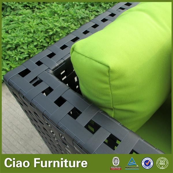 Cheap Outdoor Furniture Unique Weaving Rattan Sofa Garden Wicker Sofa