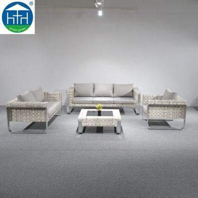 Patio Furniture Rattan Sofa Set Hotel Lobby Garden Wicker Furniture