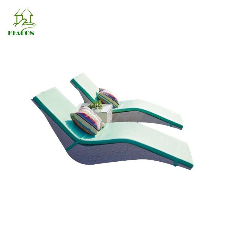 Outdoor Sun Beach Lounge Chair Rattan Garden Loungers