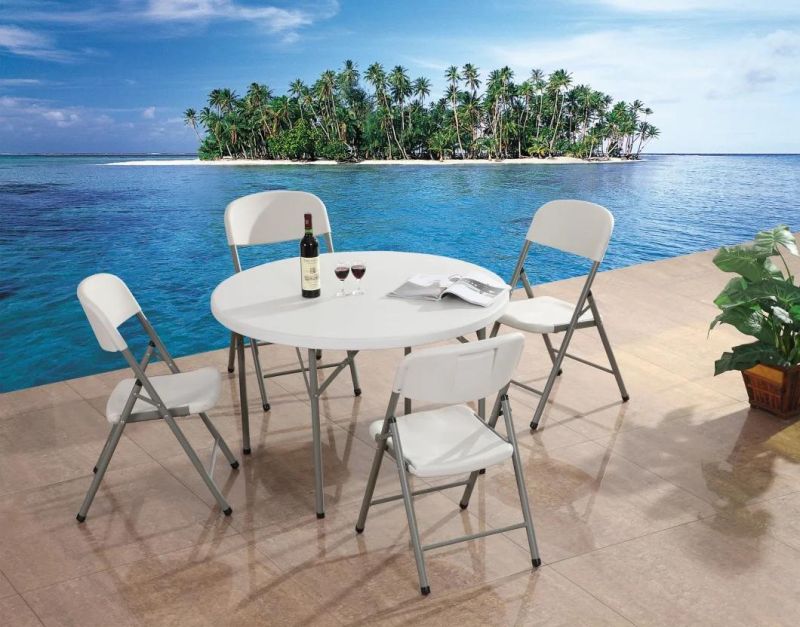 Plastic Folding in Half Table, Banquet Table, Dining Table
