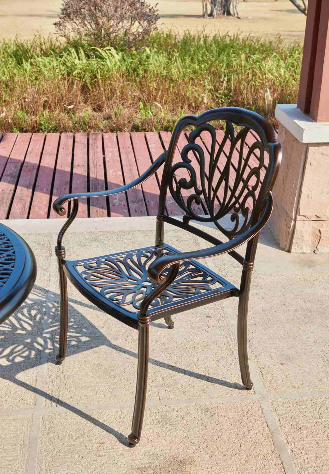 Outdoor Hotel Popular Style Cast Aluminum Chair