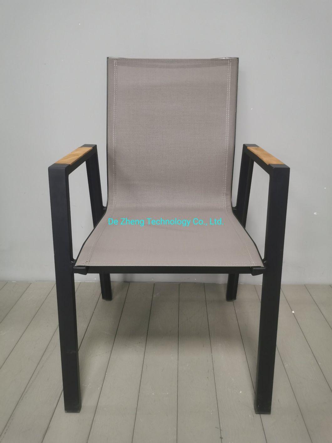 New Arrival 6 Seater Garden Wicker Rattan Chair Dining UV-Resistant WPC Outdoor Modern Garden Dining Sets
