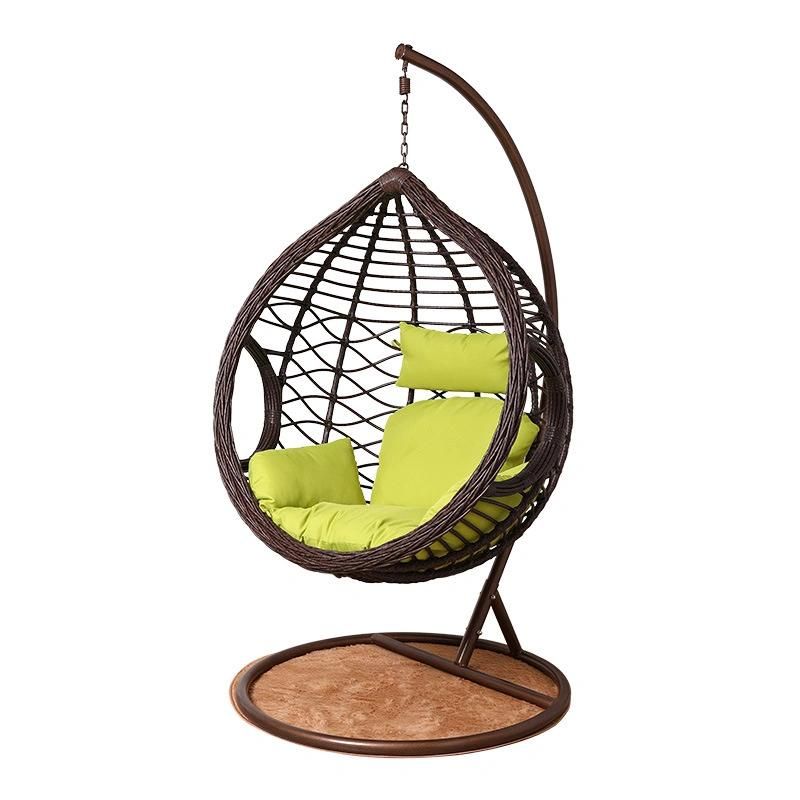 Outdoor Hotel Patio Garden Hanging Rattan Wicker Leisure Swing Chair