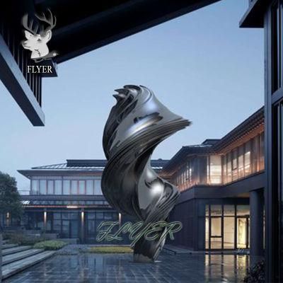 Landscape Sculpture Large Outdoor Stainless Steel Decoration Customized