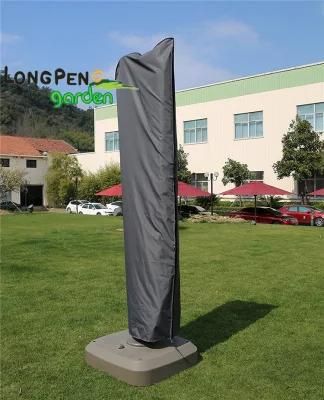 Polyester Garden Sun Umbrella Cover Waterproof with Zipper