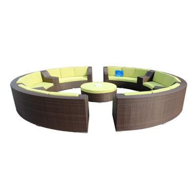 Waterproof Patio Sofa Outdoor Furniture Wicker Rattan Outdoor Sofa Set