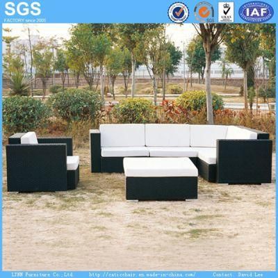 Outdoor Furniture Garden Hotel Corner Sofa PE Rattan Sofa