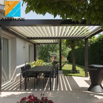 Outdoor Garden Sunshade Modern Motorized Roof System Gazebo Louvered Pergolas Pergola Aluminium for Outdoor