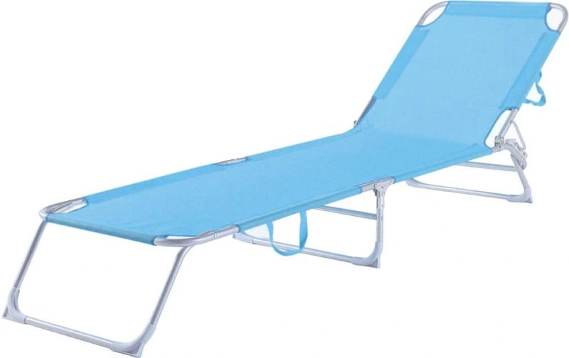 Best Choice Products 74in Portable Folding Camping Cot Guest Bed W/Steel Frame - Blue