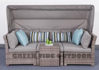 Outdoor Patio Garden Furniture Rattan Wicker Lounge Sofa Set 5PCS for Home Hotel