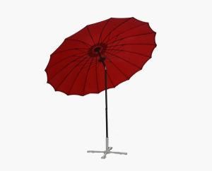 Patio Umbrella-Hand Push 10ft Fiber Glass Garden Umbrella-Outdoor Fiber Glass Umbrella