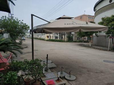 Aluminum Round Darwin Modular China Rectangular Cantilever Umbrella Outdoor Parasol